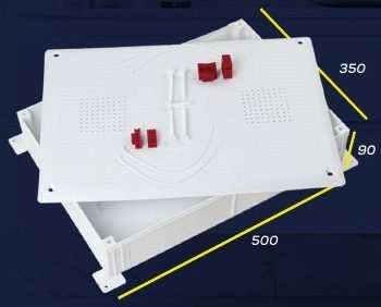 Kaseta 500x350x90